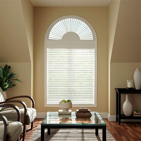 Faux Wood Arch Window Blinds: The Perfect Solution for Stylish and Affordable Window Treatment